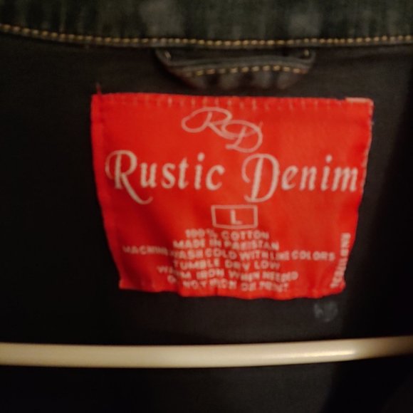 NWOT Jeans Jacket Sz L - Picture 2 of 5